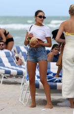 OLIVIA CULPO and DEVON WINDSOR in Bikinis at Miami Beach 03/28/2019