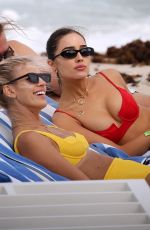 OLIVIA CULPO and DEVON WINDSOR in Bikinis at Miami Beach 03/28/2019