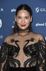 OLIVIA MUNN at 2019 Glaad Media Awards in Los Angeles 03/28/2019