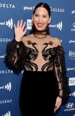 OLIVIA MUNN at 2019 Glaad Media Awards in Los Angeles 03/28/2019