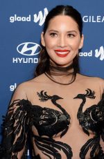 OLIVIA MUNN at 2019 Glaad Media Awards in Los Angeles 03/28/2019