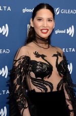 OLIVIA MUNN at 2019 Glaad Media Awards in Los Angeles 03/28/2019