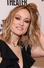 OLIVIA WILDE at Alice by Heart Broadway Play Opening Night in New York 02/26/2019