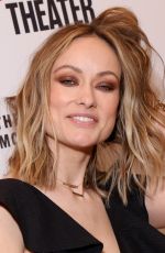 OLIVIA WILDE at Alice by Heart Broadway Play Opening Night in New York 02/26/2019