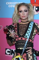 PARIS HILTON at Christian Cowan x Powerpuff Girls Show in Los Angeles 08/03/2019