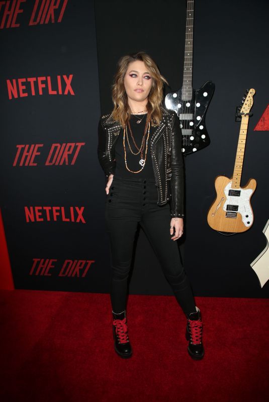PARIS JACKSON at The Dirt Premeire in Hollywood 03/18/2019