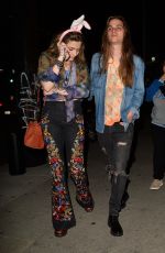 PARIS JACSKON and Gabriel Glenn Arrives at Bunny Ears Podcast with Macaulay Culkin in Los Angeles 03/19/2019