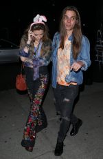 PARIS JACSKON and Gabriel Glenn Arrives at Bunny Ears Podcast with Macaulay Culkin in Los Angeles 03/19/2019