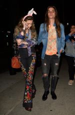 PARIS JACSKON and Gabriel Glenn Arrives at Bunny Ears Podcast with Macaulay Culkin in Los Angeles 03/19/2019