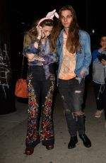 PARIS JACSKON and Gabriel Glenn Arrives at Bunny Ears Podcast with Macaulay Culkin in Los Angeles 03/19/2019
