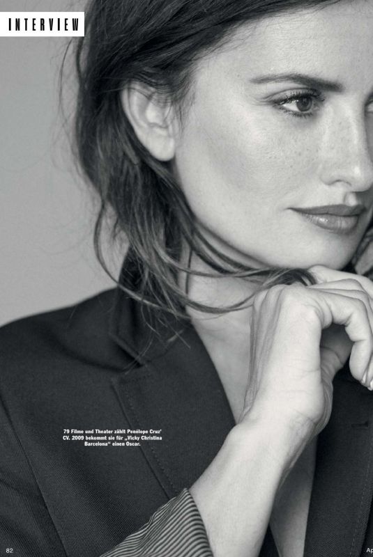 PENELOPE CRUZ for Faces Magazine, April 2019