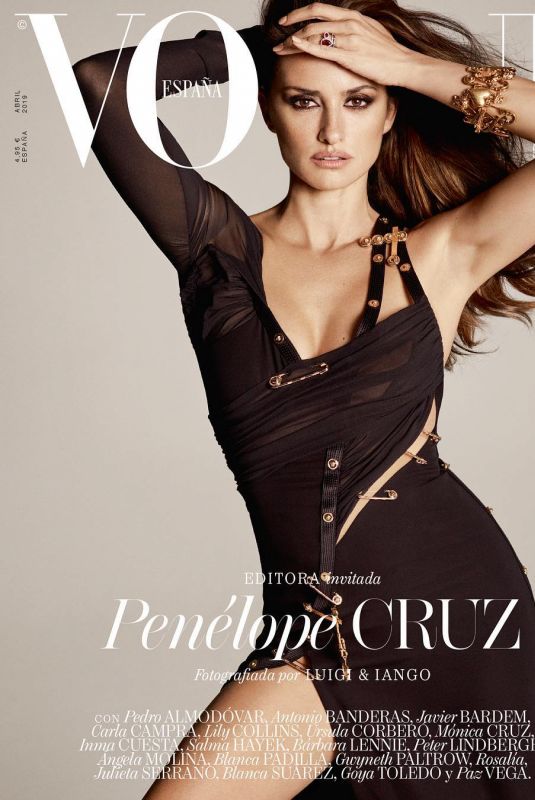 PENELOPE CRUZ in Vogue Magazine, Spain April 2019