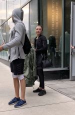 PEYTON ROI LIST and Pierson Fode Leaves a Gym in Toronto 03/17/2019