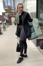 PEYTON ROI LIST and Pierson Fode Leaves a Gym in Toronto 03/17/2019