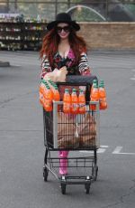 PHOEBE PRICE Out Shopping in Los Angeles 03/20/2019