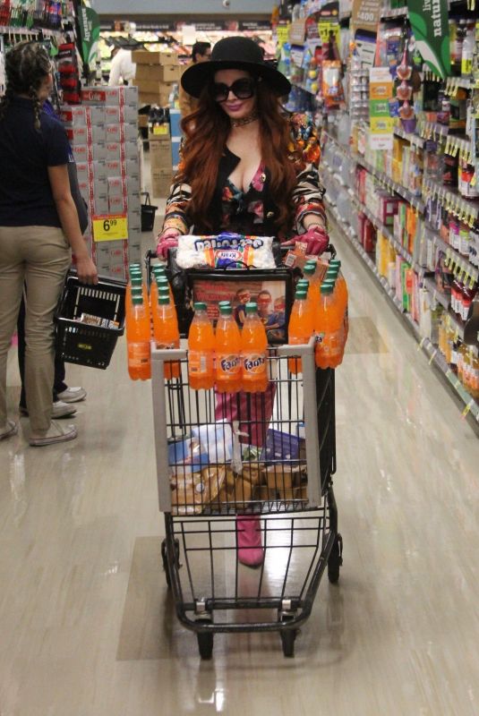 PHOEBE PRICE Out Shopping in Los Angeles 03/20/2019