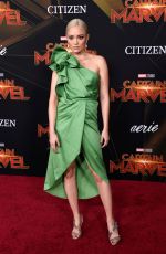 POM KLEMENTIEFF at Captain Marvel Premiere in Hollywood 03/04/2019