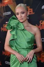 POM KLEMENTIEFF at Captain Marvel Premiere in Hollywood 03/04/2019