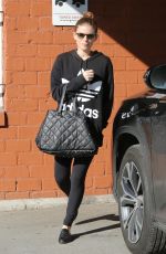 Pregnant KATE MARA Arrives at Ballet Bodies in West Hollywood 02/28/2019