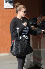Pregnant KATE MARA Arrives at Ballet Bodies in West Hollywood 02/28/2019
