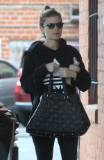 Pregnant KATE MARA Arrives at Ballet Bodies in West Hollywood 02/28/2019