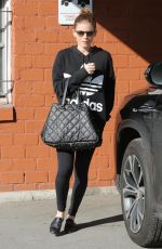 Pregnant KATE MARA Arrives at Ballet Bodies in West Hollywood 02/28/2019