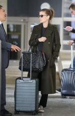 Pregnant KATE MARA at LAX Airport in Los Angeles 30/06/2019