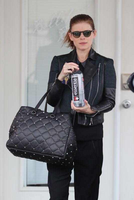 Pregnant KATE MARA Leaves Ballet Bodies in West Hollywood 03/11/2019