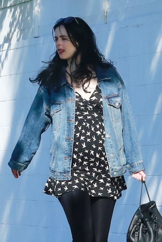 Pregnant KRYSTEN RITTER Heading to a Parenting Class in Los Angeles 03/30/2019