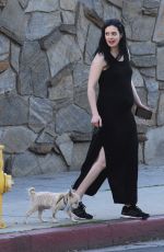 Pregnant KRYSTEN RITTER Out in Los Angeles 03/16/2019