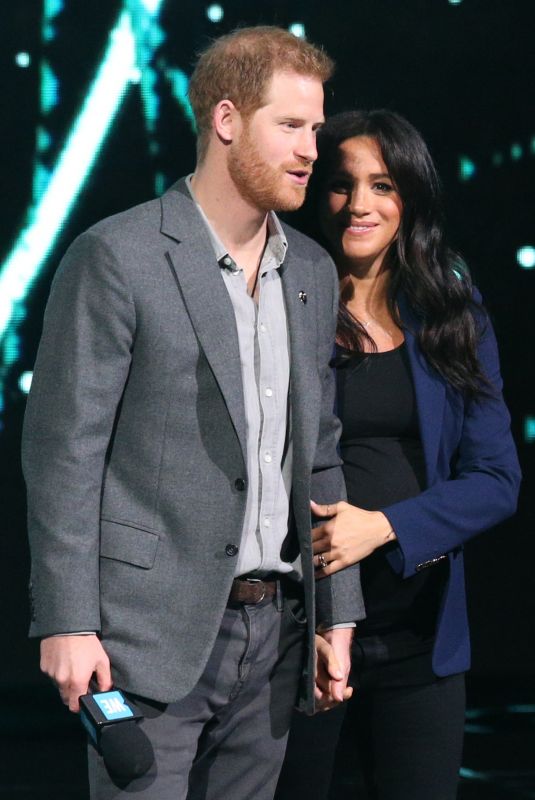 Pregnant MEGHAN MARKLE and Prince Harry at We Day UK in London 03/06/2019