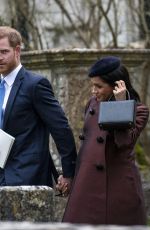 Pregnant MEGHAN MARKLE and Prince Harry at Zara and Mike Tindall