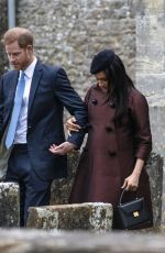 Pregnant MEGHAN MARKLE and Prince Harry at Zara and Mike Tindall