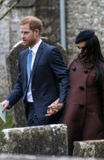 Pregnant MEGHAN MARKLE and Prince Harry at Zara and Mike Tindall