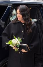 Pregnant MEGHAN MARKLE Arrives at New Zealand House in London to Sign a Book of Condolence 03/19/2019