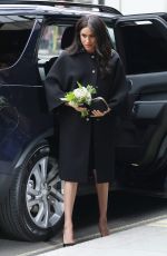 Pregnant MEGHAN MARKLE Arrives at New Zealand House in London to Sign a Book of Condolence 03/19/2019