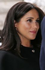 Pregnant MEGHAN MARKLE Arrives at New Zealand House in London to Sign a Book of Condolence 03/19/2019