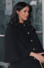 Pregnant MEGHAN MARKLE Arrives at New Zealand House in London to Sign a Book of Condolence 03/19/2019