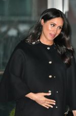 Pregnant MEGHAN MARKLE Arrives at New Zealand House in London to Sign a Book of Condolence 03/19/2019