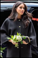 Pregnant MEGHAN MARKLE Arrives at New Zealand House in London to Sign a Book of Condolence 03/19/2019