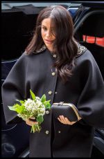 Pregnant MEGHAN MARKLE Arrives at New Zealand House in London to Sign a Book of Condolence 03/19/2019