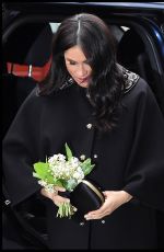 Pregnant MEGHAN MARKLE Arrives at New Zealand House in London to Sign a Book of Condolence 03/19/2019
