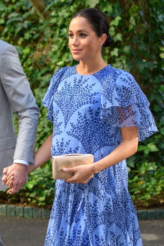 Pregnant MEGHAN MARKLE at An Audience in Rabat 02/25/2019