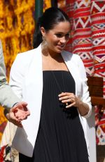 Pregnant MEGHAN MARKLE at Andalusian Gardens in Rabat 02/25/2019