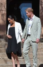 Pregnant MEGHAN MARKLE at Andalusian Gardens in Rabat 02/25/2019