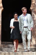 Pregnant MEGHAN MARKLE at Andalusian Gardens in Rabat 02/25/2019