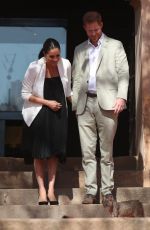 Pregnant MEGHAN MARKLE at Andalusian Gardens in Rabat 02/25/2019