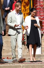 Pregnant MEGHAN MARKLE at Andalusian Gardens in Rabat 02/25/2019