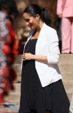 Pregnant MEGHAN MARKLE at Andalusian Gardens in Rabat 02/25/2019