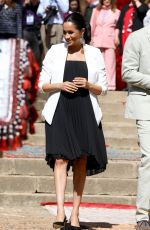 Pregnant MEGHAN MARKLE at Andalusian Gardens in Rabat 02/25/2019